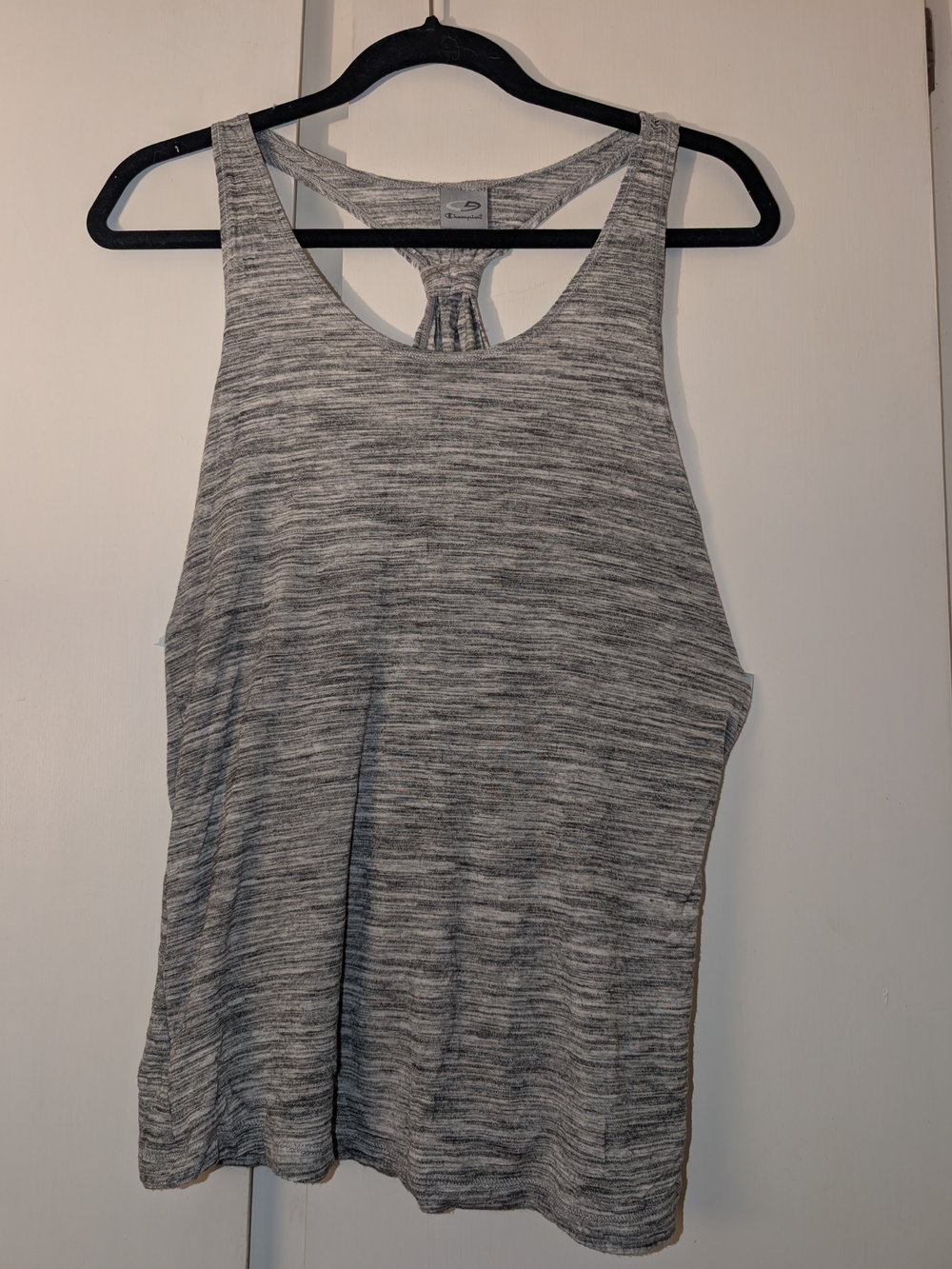 Champion Heather Gray Racerback Tank Top